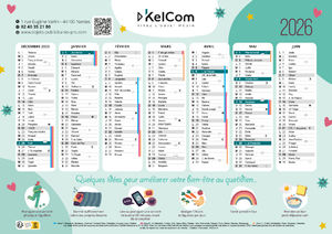 Calendrier publicitaire Bien être