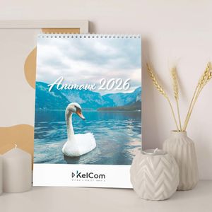 Calendrier publicitaire chevalet Animaux Portrait 13