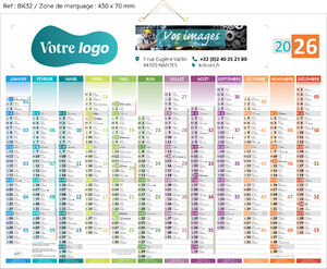 Calendrier publicitaire contre collé, Uni-Europe