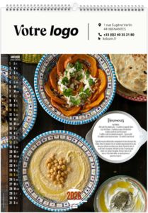 Calendrier publicitaire couleurs cuisine 2025 4