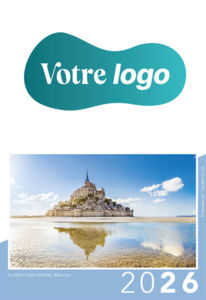 Calendrier publicitaire de poches paysage France, Au Coeur de la France