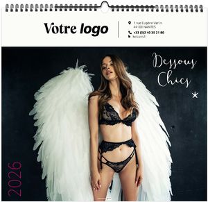 Calendrier publicitaire dessous chics 2025 7