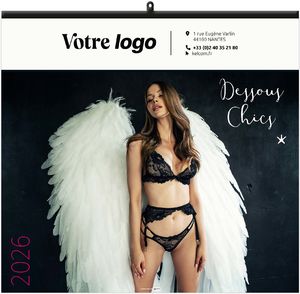 Calendrier publicitaire dessous chics 2025 8