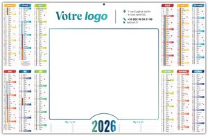Calendrier publicitaire effaçable l'effaçable 2025