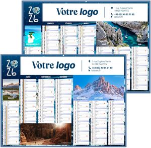 Calendrier publicitaire expéditions 2025