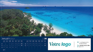 Calendrier publicitaire feuillets grand angle, Grand-angle 11