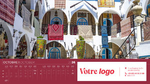 Calendrier publicitaire feuillets grand angle, Grand-angle 2