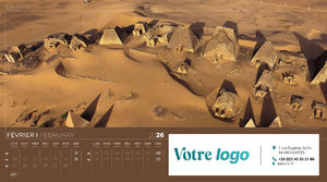 Calendrier publicitaire feuillets grand angle, Grand-angle 6