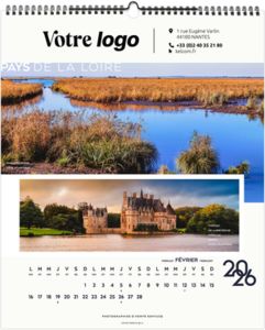 Calendrier publicitaire la france panoramique 2025 3
