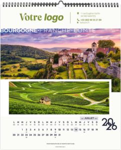 Calendrier publicitaire la france panoramique 2025 5