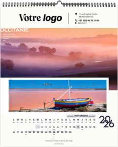 Calendrier publicitaire la france panoramique 2025 9