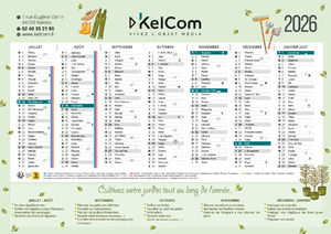 Calendrier publicitaire Jardin 1