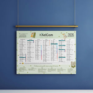 Calendrier publicitaire Jardin 2