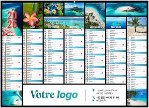 Calendrier publicitaire jeanne 2025 2