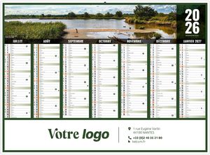 Calendrier publicitaire liberté centre val 2