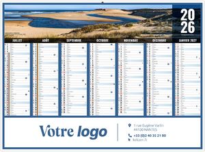 Calendrier publicitaire liberté nouvelle aquitaine 2025 2