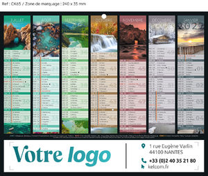 Calendrier publicitaire pas cher, Mini Clichés 1