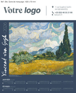Calendrier Publicitaire Peintre : René Magritte 1