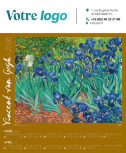 Calendrier Publicitaire Peintre : René Magritte 2