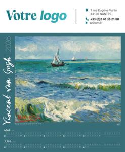 Calendrier Publicitaire Peintre : René Magritte 3