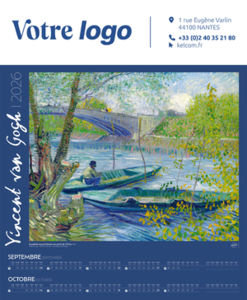 Calendrier Publicitaire Peintre : René Magritte 5