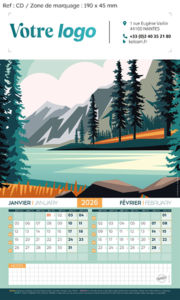 Calendrier Publicitaire Pêle Mêle 1