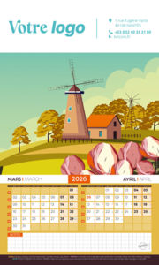 Calendrier Publicitaire Pêle Mêle 2