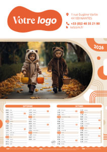 Calendrier publicitaire photographe, Enfants 4