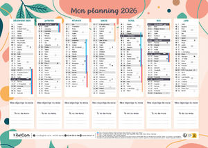 Calendrier publicitaire Planner 1