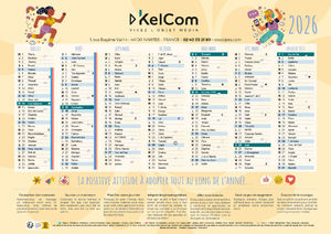 Calendrier publicitaire Positive attitude 1