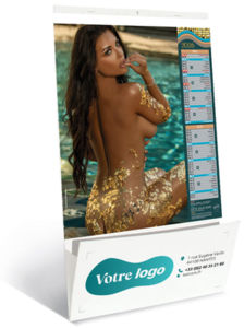 Calendrier publicitaire sexy vide poches, Belles 2