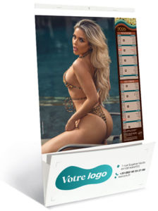 Calendrier publicitaire sexy vide poches, Belles 5