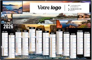 Calendrier publicitaire tour de france 2025