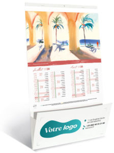 Calendrier publicitaire vide poches, Blythe Scott 3