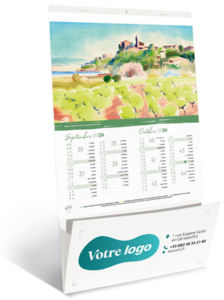 Calendrier publicitaire vide poches, Blythe Scott 4