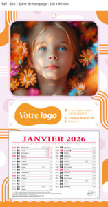 Calendrier publicitaires enfants,Regards d'Enfants 1