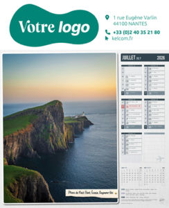 Calendriers illustrés publicitaires, Autour du Monde 11