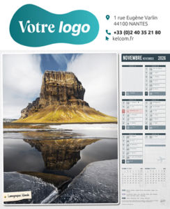 Calendriers illustrés publicitaires, Autour du Monde 3