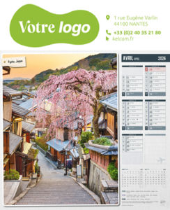 Calendriers illustrés publicitaires, Autour du Monde 8