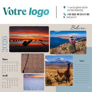 Calendriers publicitaire illustré - Colors 2