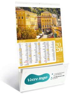 Calendriers publicitaire vide poche, Sites de France 3