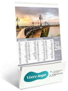 Calendriers publicitaire vide poche, Sites de France 4