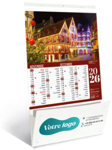Calendriers publicitaire vide poche, Sites de France 5