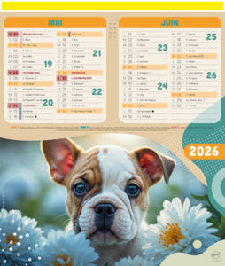 Calendriers publicitaires chats, Chiens et Chats 2