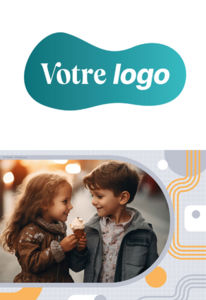 Calendriers publicitaires de poches enfants, Enfants Noir et Blanc 2