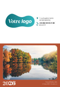 Calendriers publicitaires de poches France, Paysages de France 2