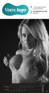 Calendriers publicitaires femmes nues, Au feminin 2