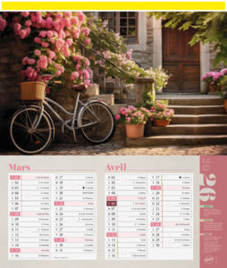Calendriers publicitaires jardins, Jardins  1