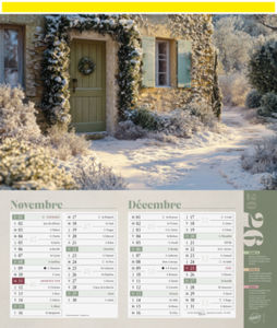 Calendriers publicitaires jardins, Jardins  5