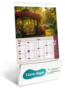 Calendriers publicitaires jardins vide poche, Gardens 2